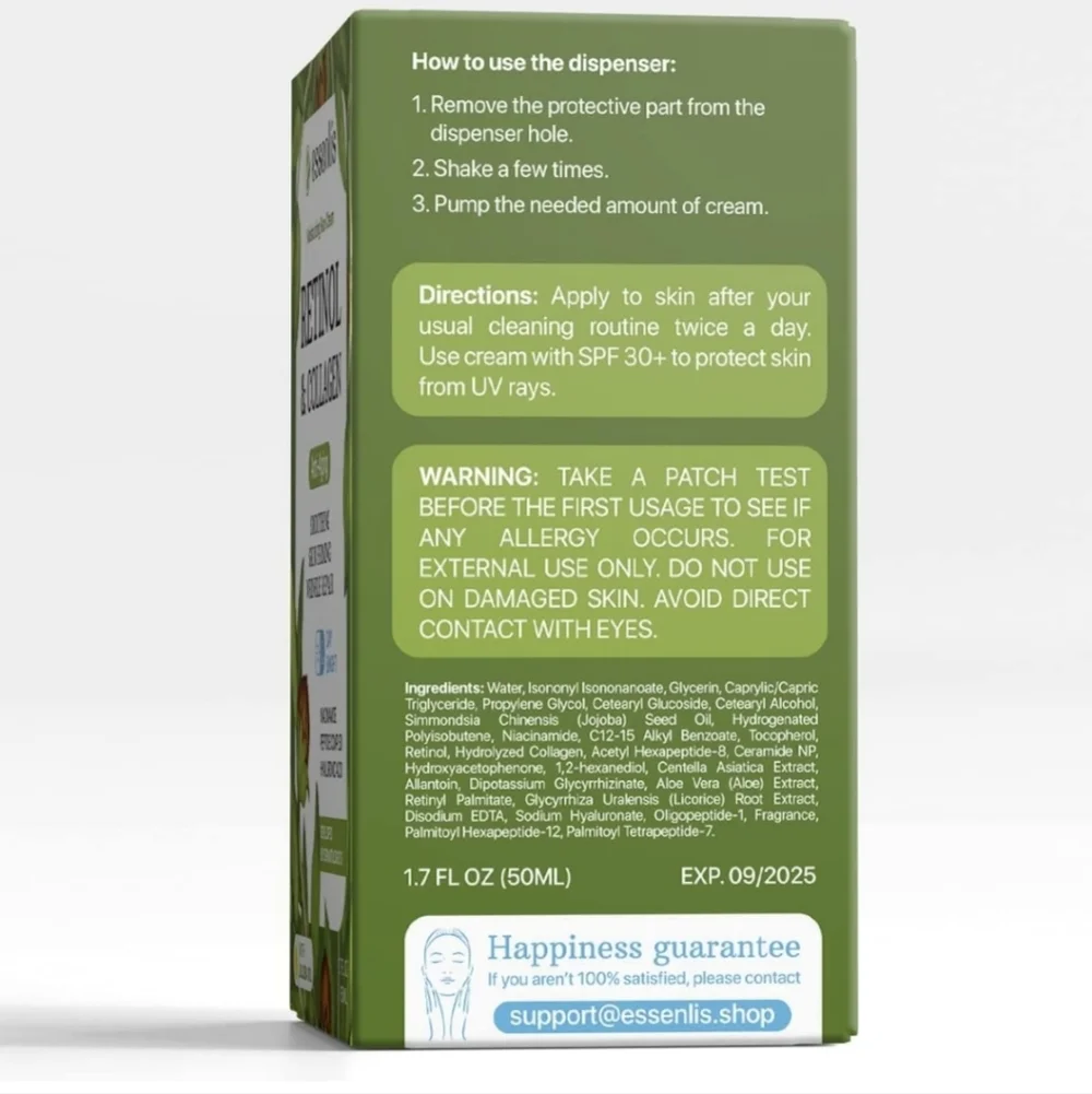 Face Moisturizer Retinol Cream, Anti Aging Face Cream